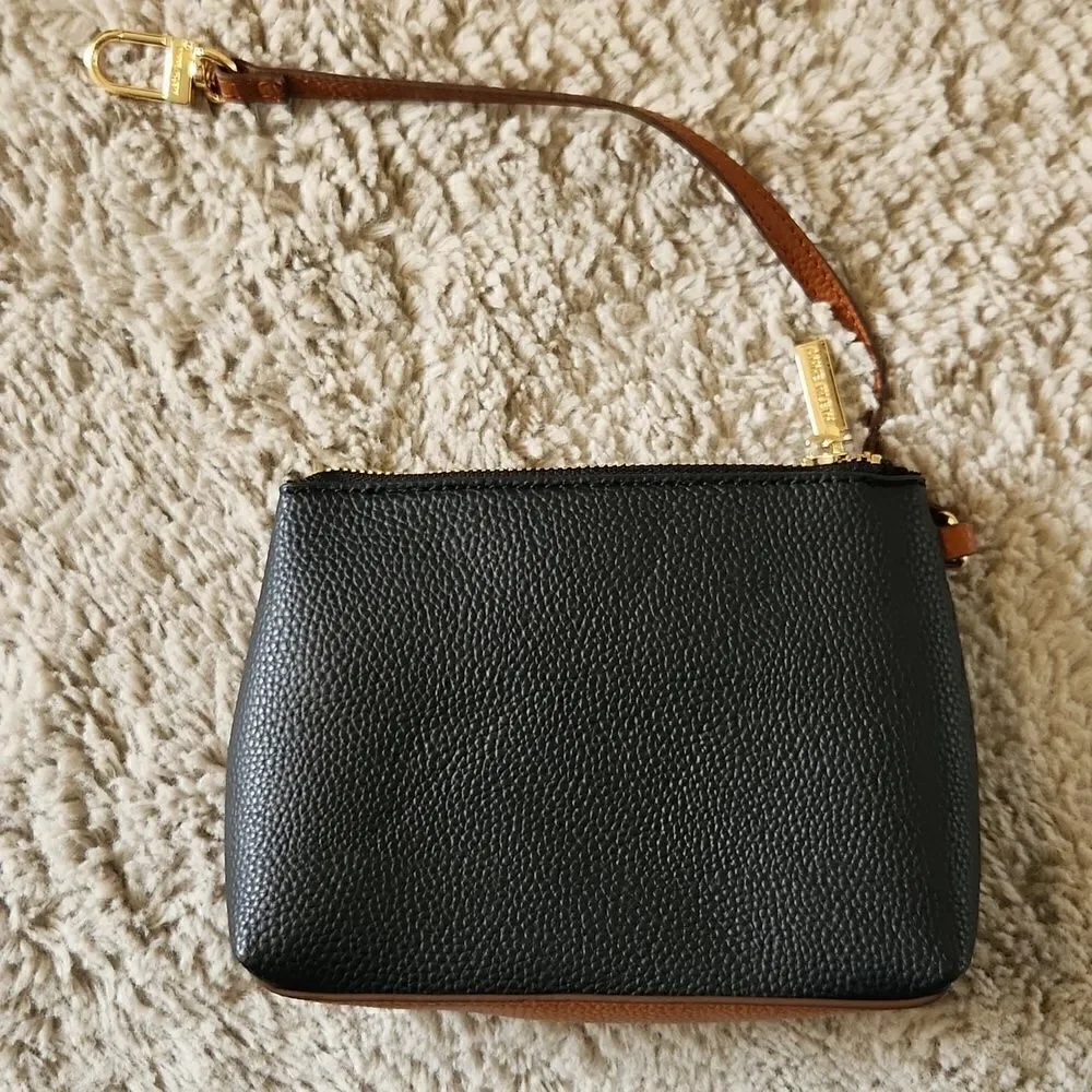 Anne klein wristlet black and brown New without tags